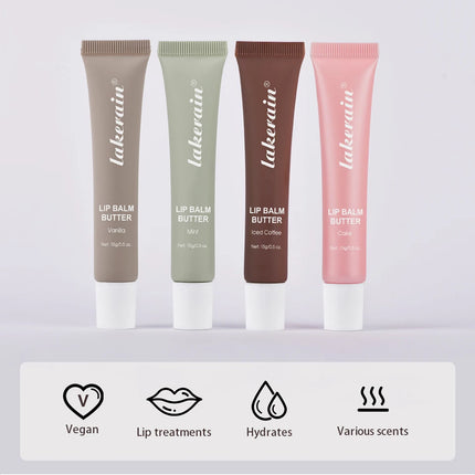 Butter Lip Balm Moisturizing Lip Gloss Oil Long Lasting Nourishes Smoothing Deep Hydration Daily Care Butter Lip Balm Makeup