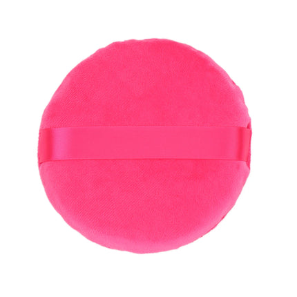 125mm圆形 Cotton Velvet Powder Puff Large Loose Powder Puff Makeup Artist Powder Puff Round Cotton Ribbon Hook Hand Glove Puff