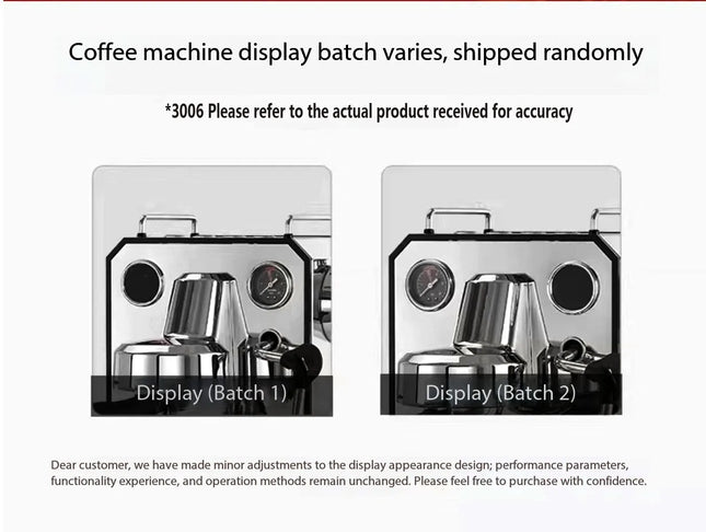Gemilai 3006 Italian Espresso Coffee Maker Machine Cappuccino Milk Frother Semi-automatic Espresso Machine