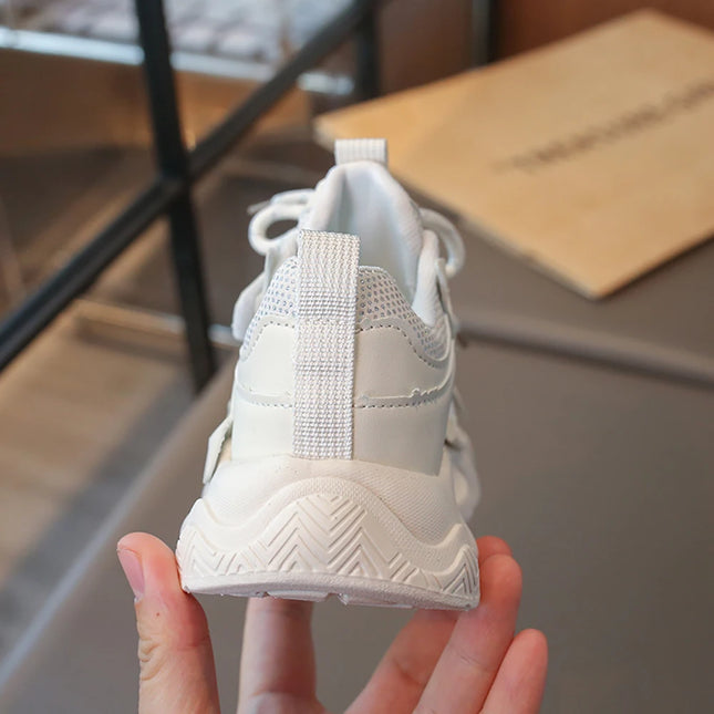 PU Leather Children's Sport Shoes Lightweight Breathable Kid's Sneakers Trend Fashion Boy's Girl's Running Shoes Children Shoes