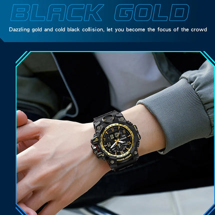 SANDA Brand G- Style Military Watch Men Digital Shock Sports Watches For Man Waterproof Electronic Wristwatch Mens Relogios 3169