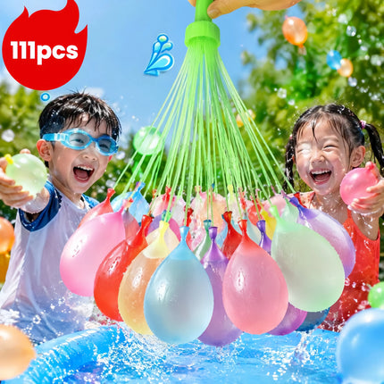 111PCS/Bag Water Balloons Funny Outdoor Team Toy Water Bombs Pool Party ToysBalloon Bundle Water Balloons Bombs Novelty Toys