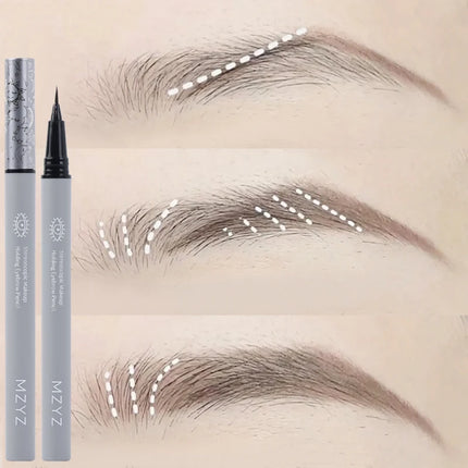 Water Liquid Eyebrow Pencil Waterproof Long Lasting No Blooming Eyeliner Lying Silkworm Ultra Fine Eyebrow Tattoo Pencil Makeup