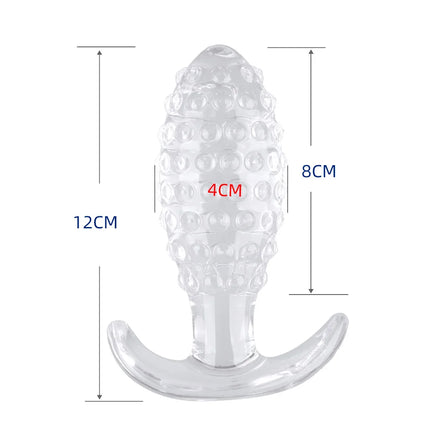 Pineapple Silicone Anal Butt Plug Men Prostate Massager Stimulator Female Masturbator Adult Sex Toys for Women Gay Adult Toys