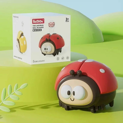 USB Rechargeable Floating Ball Blowing Toy Portable Cute Ladybug Floating Ball Cartoon Mini Hermit Crab Toy Children's Toys