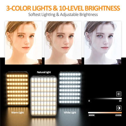 Smartphone Magsafe Selfie Flip Light Mini Vlog Fill Light Dimmable Portable Cube Video Light for iPhone 12/13/14/15/16