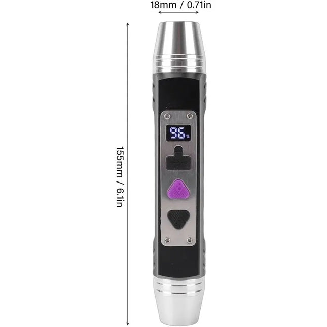 Happy New- Dual Light Jade Appraisal Flashlight USB Rechargeable LED Gem Identification Torch Tester Lamp For Jewelry, Beeswax