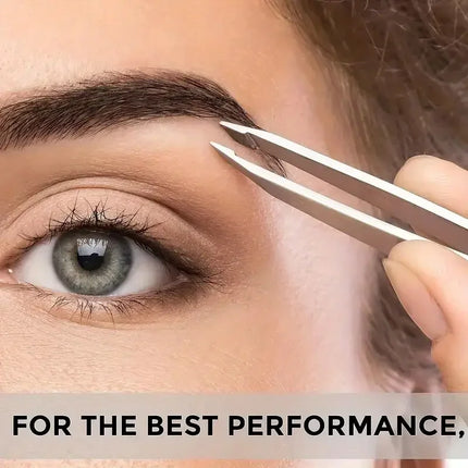 4pcs Professional Tweezers Set Stainless Steel Perfect for Grooming Eyebrow Hair Removal Splinter and Ingrown Hair Removal More