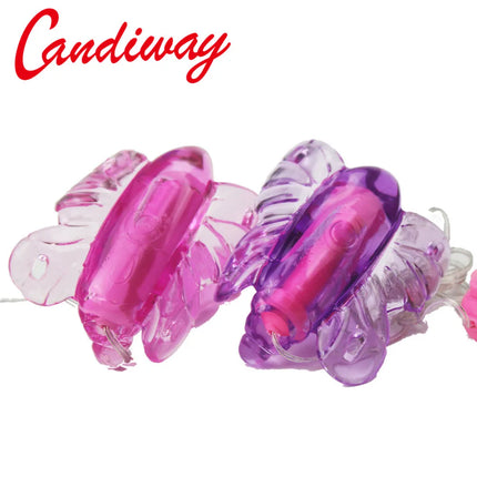 Butterfly MultiSpeed Hands-Free Vibrator Sex Toys wear Jump Eggs Strap On Masturbation Harnesses Clitoral G Spot Stimulators