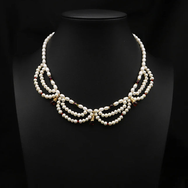Natural FreshWater Pearl Pendant Necklace Woman 2025 Trend 18K Gold Plated  High Quality Designer Jewelry Gifts For Girlfriend