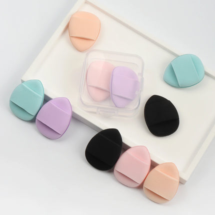 5Pcs Mini Finger Puff Foundation Small Air Cushion Powder Sponge Face Concealer Bb Cream Cosmetic Applicator Makeup Tools