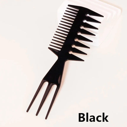Double sided large teeth comb, anti-static curly hair styling, suitable for hair salons,special for real hair wigs