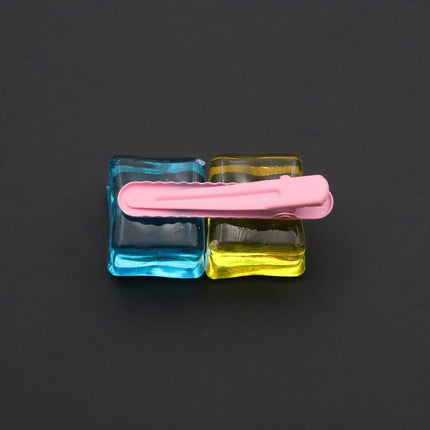 Anime Bocchi The Rock! Gotou Hitori Gotoh Square Hairpin Blue and Yellow Hair Cosplay Accessory Props Girls Women Cos Gift Party