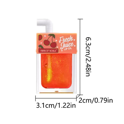 4-color rich fruit lip gloss lipstick lipbalm moisturizes and nourishes the lips, making them naturally shiny  Christmas gift