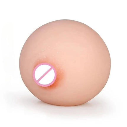 Soft Silicone Realistic Artificial Breasts Dual Use Pocket Pussy Compact Portable Male Masturbation Adult Toy