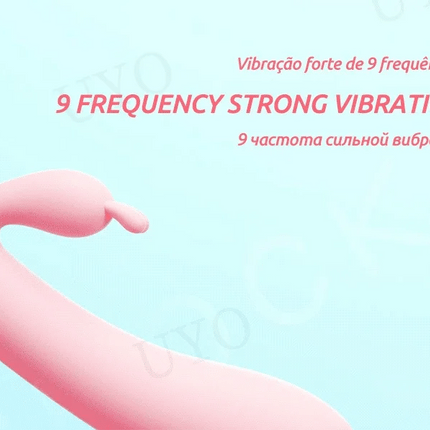 vibrator for woman sex toy Silicone Rabbit Vibrator USB Rechargeable Waterproof G-Spot Stimulating Clitoral Stimulator UYO