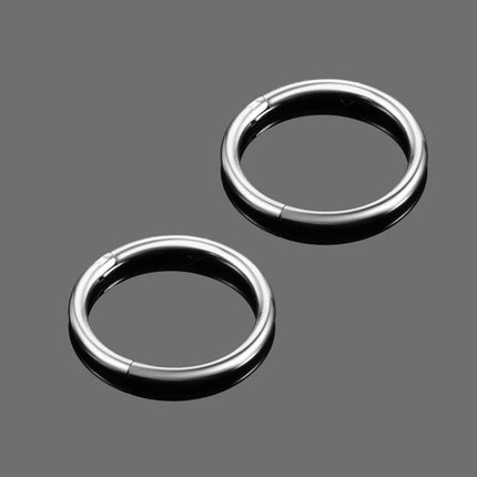 1Pc 316L Stainless Steel Hinged Segment Nose Ring Ear Cartilage Tragus Helix Lip Piercing Nose Hoop Body Piercing Jewelry