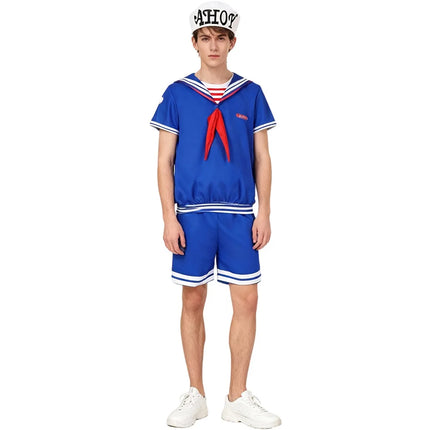 Boy Girl Robin Steve Harrington Cosplay Costume Shirt Pants Hat Vest Set Halloween Carnival Party Cosplay Costume