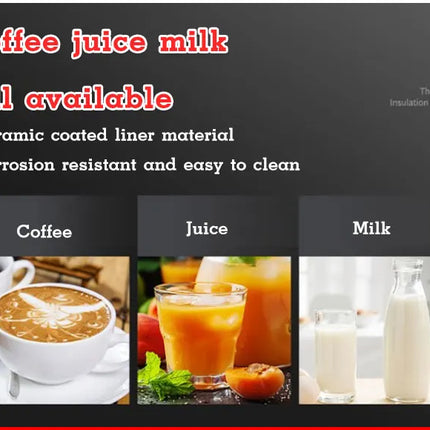 Large Capacity Thermos Kettle Thermal coffee Kettle Hot Water Bottle Coffee Thermal Bottle Large Capacity Glass Liner