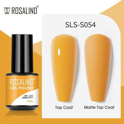 ROSALIND Gel Nail Polish UV Base Top Coat Soff Off Stamping Polish All For Art Manicure Semi Permanant Gel Nail Fast Shipping