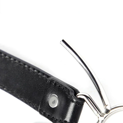 New Oral Fixation PU Leather Bondage Mouth Gag Spider X Style Flirting O Rings Open Mouth Gag Adult Games Sex Toys For Women Men