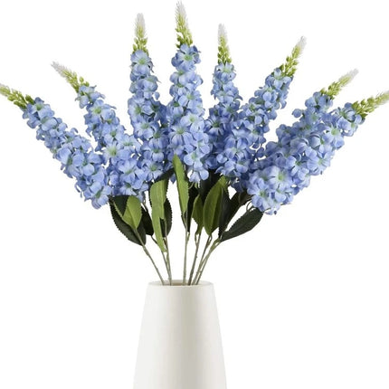 5pcs Artificial Flowers Shyacinth Rattan Home Living Room Wedding Celebration Outdoor Garden Wall Gift Box Decor Diy Accessories