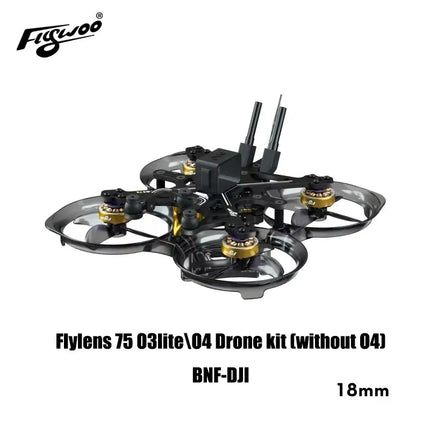 Flylens 75 HD O4 Wide 2S Whoop FPV Drone - High Definition Drone for Racing And Action Sports
