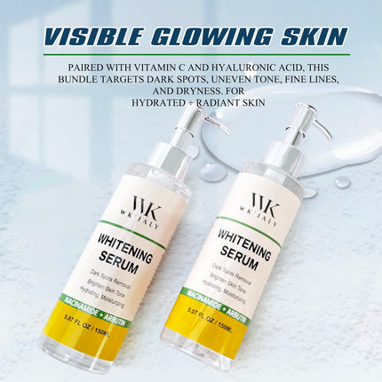 WK JALY Whitening, Black Spots Removal Serum, With Niacinamide, Arbutin, Remove Melanin, Freckles, Even Skin Tone, for All Skin