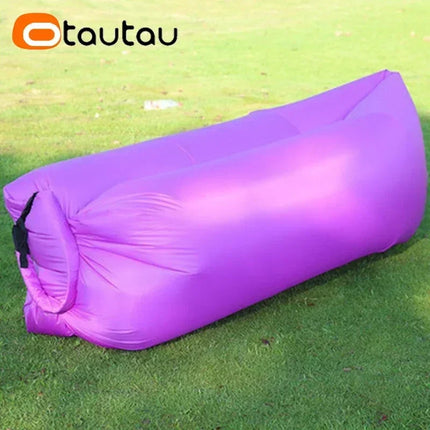 OTAUTAU Ultra Light Pillow Style Lazy Sofa Inflatable Sofa Portable Foldable Sleeping Bag Bed SF284