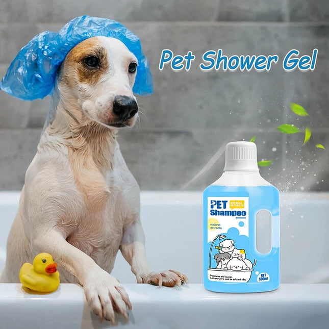 500ml Pet Bath Shampoo Cats Dogs Shower Care And Cleaning Gentle And Smooth Deodorizing Anti-itching Long-Lasting Fragrance