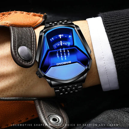 BINBOND New Casual Unique Digital Clock Men Luxury Watch Automatic Watches Mens Gold Fashion Quartz Wristwatches Montre Homme 01
