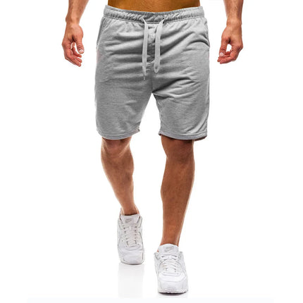 2024 New Mens cross-border sports pants men's casual jogging shorts elastic fitness pants cropped pants M-4XL Men