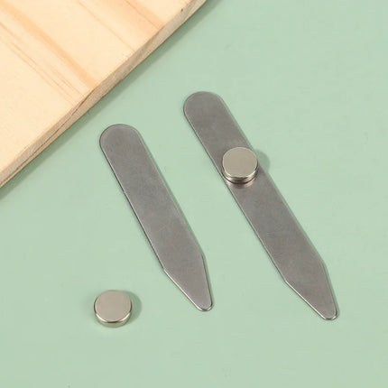 3 Size Stainless Steel Collar Stays For Man Collar Support Business Men Gift Shirt Bone Stiffener Inserts Fixed