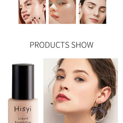 Liquid foundation - Oil-control & long-lasting matte finish, water-resistant, even out skin tone - Perfect natural Korean makeup
