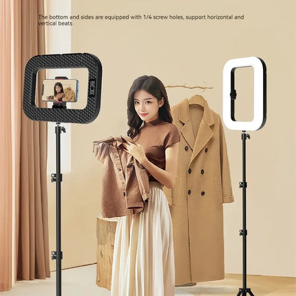 2026 new handheld portable photography lighting with phone clip for desktop fill light for TikTok live selfie