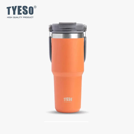 TYESO 600/900/1200ML Travel Coffee Mug Stainless Steel Double Walled Vacuum Water Bottle Tumbler Thermo Bottle Insulated Cup
