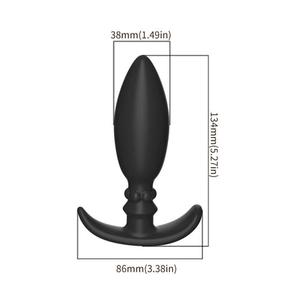 Adult Silicone Anal Plug Dildos Bullet Vibrator Butt Plugs Sex Toys for Women Men Gay Prostate Massager Anal Masturbating S/M/L