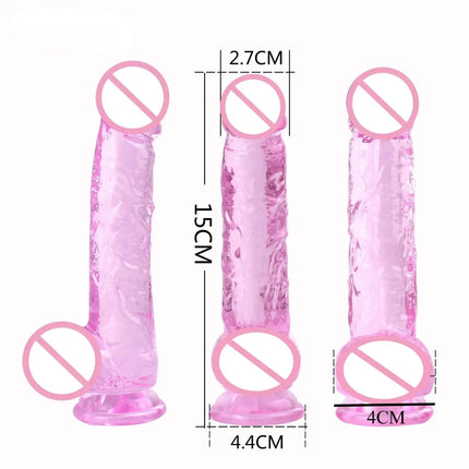 Realistic Dildo with Suction Cup, Anal Big Penis for Women, Sex Toys, Female Masturbator, Adult Sex Product Toys Adult