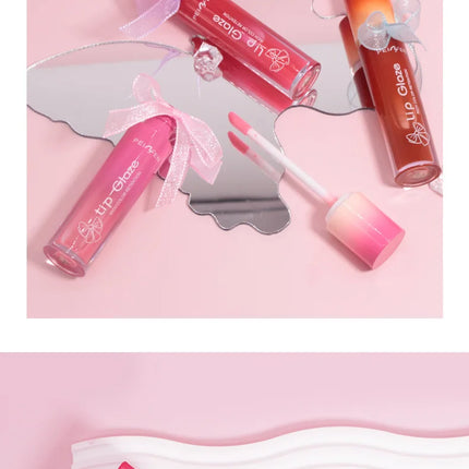 Mirror Lip Color Set, Moisturizing Lip Gloss Gift Box, A Cute Gift for Others
