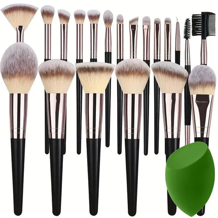 Professional 3-20PCS Makeup Brushes Set Soft Fluffy Foundation Eyeshadow Concealer Blending  Kabuki Women Beauty Tool