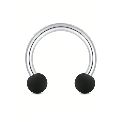 1pc Back Septum Rings Muti-Styles Punk 16gauge Stainless Steel Nose Rings Hoops Septum Clicker Daith Piercing Jewelry