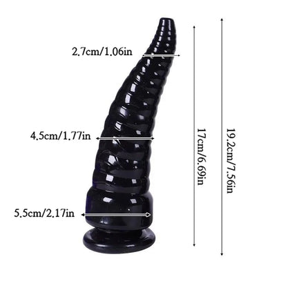 Threaded octopus tentacles, simulated anal plug, adult sex toy, men's and women's anal expanders, prostate massager, suction cup