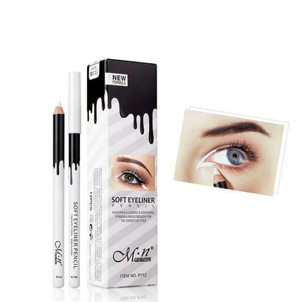 New White Eyeliner Makeup Lasting Smooth Easy To Wear Eyes Brightener Waterproof Fashion Eyes Liner Pencils Eye Makeup Tools
