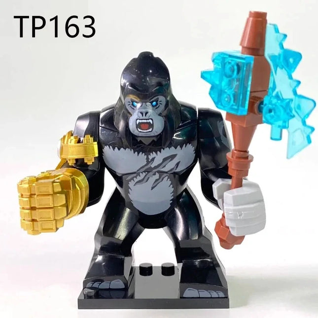 New TP163 Diamond TP164 Scar King Battle Building Block Children's Assembly Toy Handle