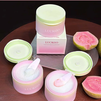 Mild non-irritating Makeup Remover LUCKGO Guava Plant Extract Deep Clean, Moisturizing, Strong Eye Makeup Removal power