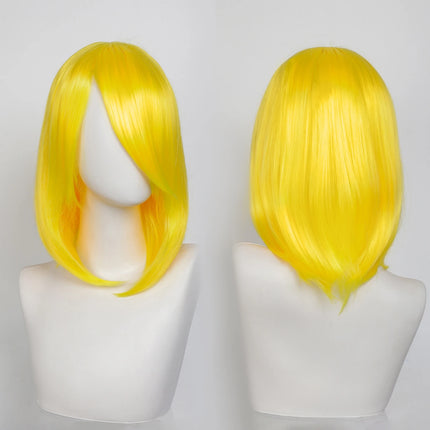 Synthetic Medium Length Cosplay Wig, Adjustable Headband,Multiple colors