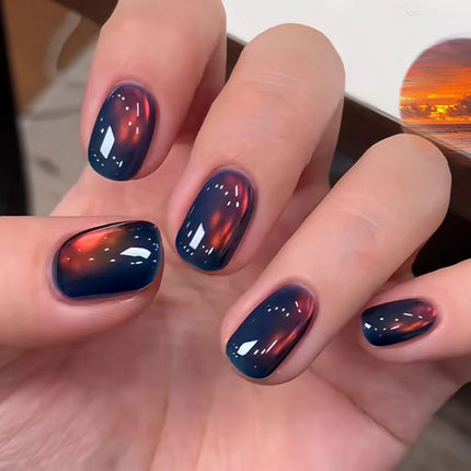 BORN PRETTY 1 Bottle Blazing Sky Cat Magnetic Gel Nail Polish Colored Metal Ruby Red Soak Off UV Crystal Varnish Nail Art 10ml