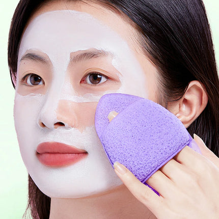 GECOMO Cleansing Face Puff Soft Skin-friendly Fast Foaming Deep Clean Hygienic Facial Face washing Sponges Facial Skin Care Tool