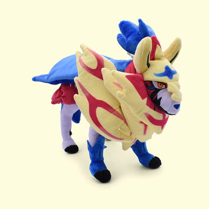 30cm Ⅷ Pokemon Sword&Shield Plush Toys Zacian Zamazenta Dauntless Shield  Intrepid Sword Stuffed Doll Cool Xmas Gift for Kid's