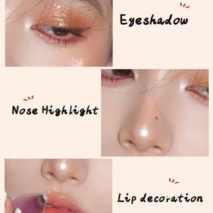 Eyes Brighten Concealer Contour Stick Eyeshadow for Girls Women's Cosmetic Lie Silkworm Pen Natural Highlight Makeup Toiletry